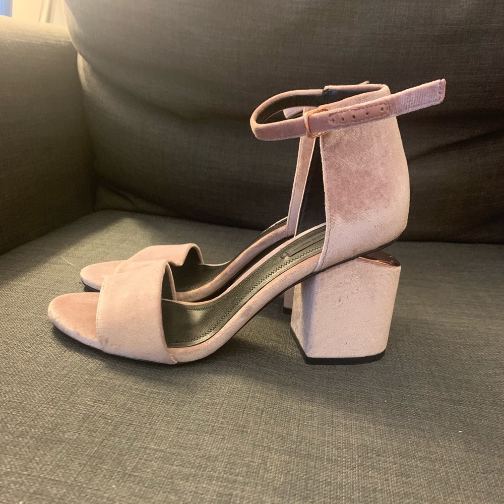 Alexander Wang Velvet Abby Sandals